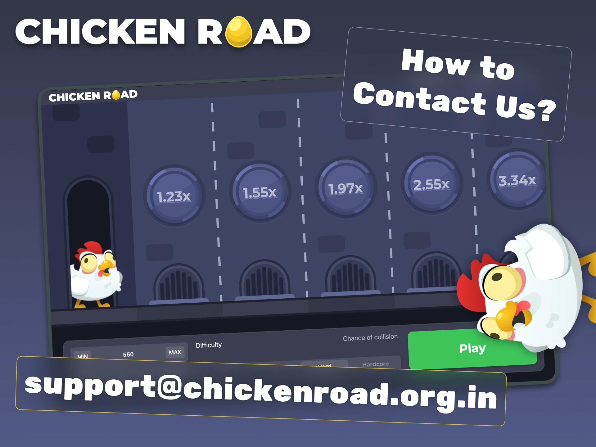 You can always contact Chicken Road professional agent.