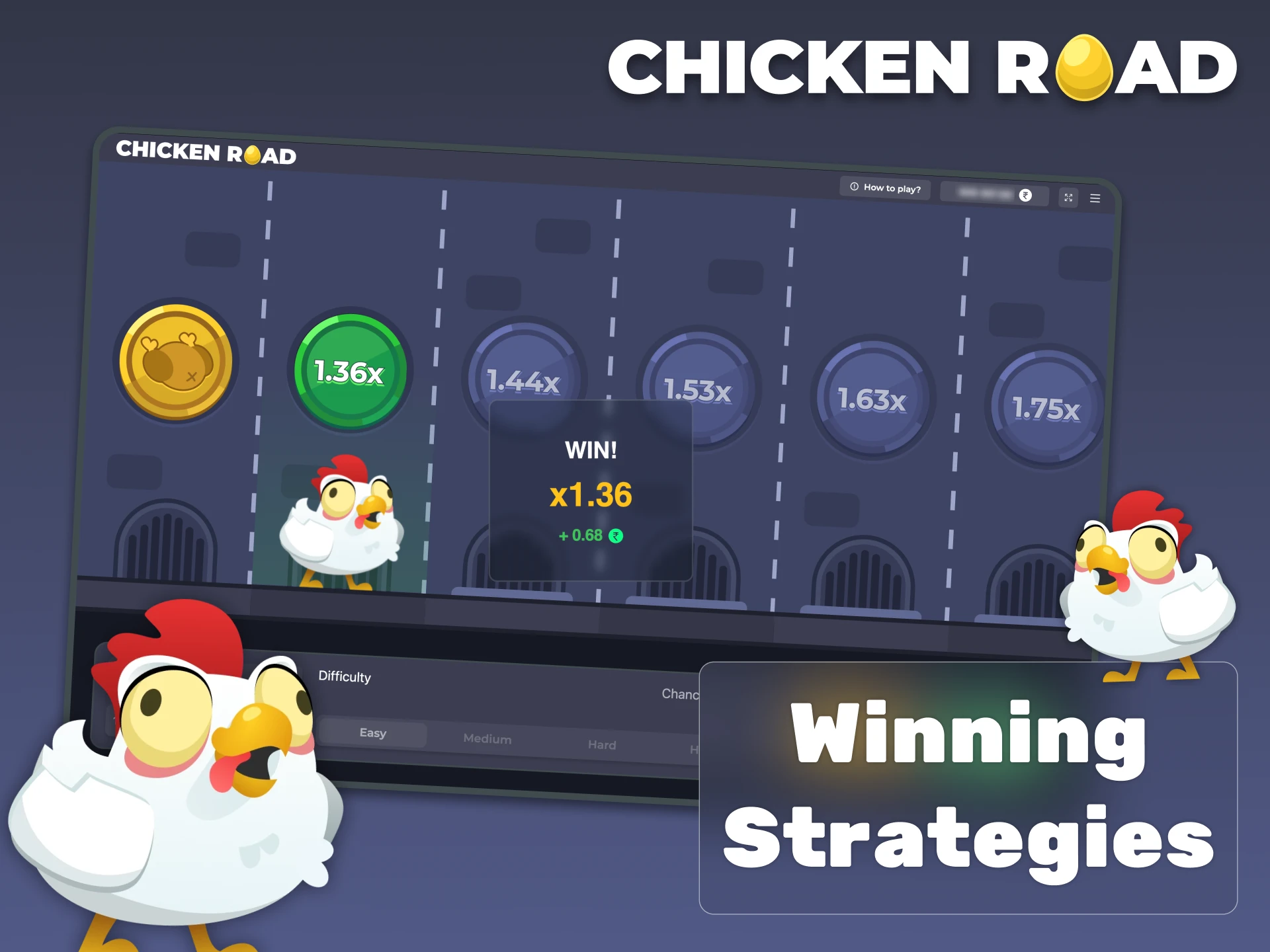 Use smart strategies to improve your gameplay in Chicken Road.
