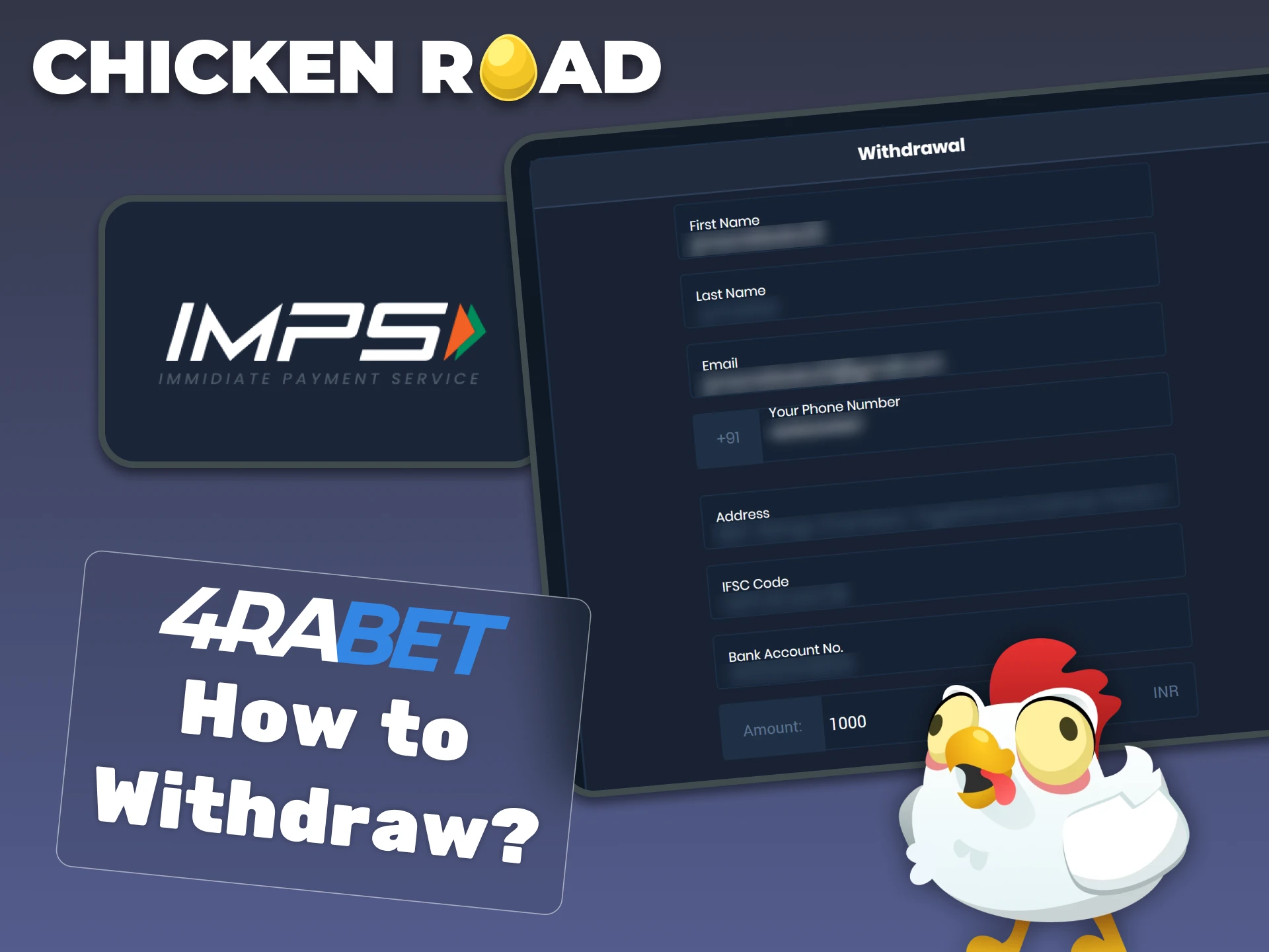 Collect your winnings from Chicken Road at 4rabet.