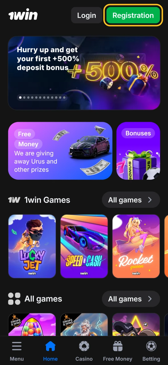 Tap the sign-up button to register and claim Chicken Road bonus code.